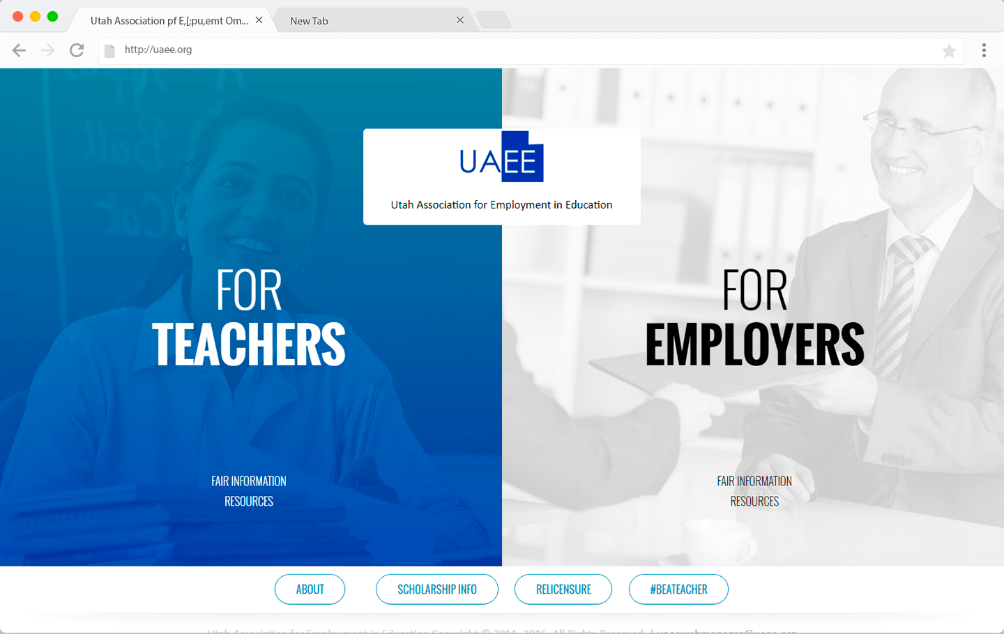 New UAEE website